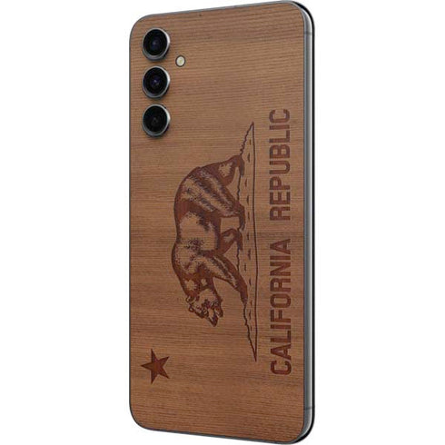 California Wood Flag Galaxy A14 5G Skin